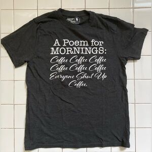 Crazy Dogs TShirt Coffee: A Poem For Mornings
